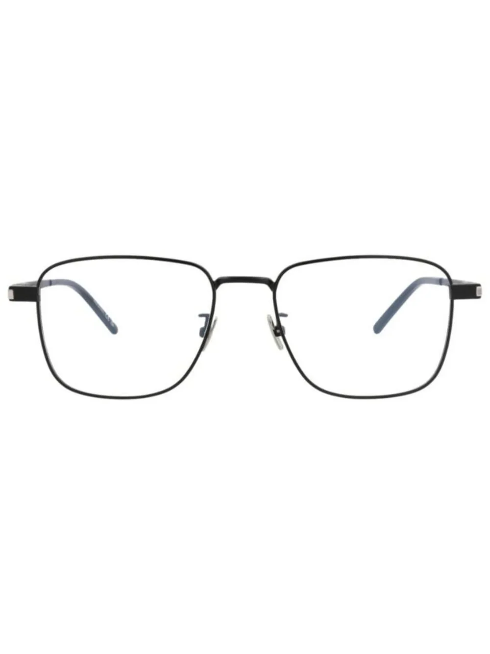 New Saint Laurent Mens Square/Rectangle Black Black Transparent Fashion Designer